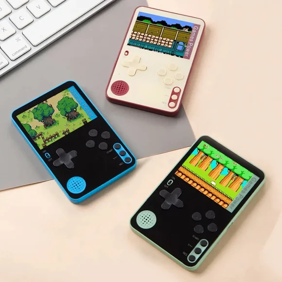 Handheld Console with 500 classic games - Red and Cream